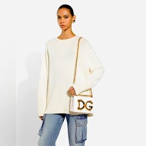 DG GIRLS IT BAROCCO Shoulder BAROQUE LUXURY gold METAL CHAIN MAXIMALISM romantic
